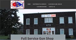 Desktop Screenshot of bluetunaguns.com